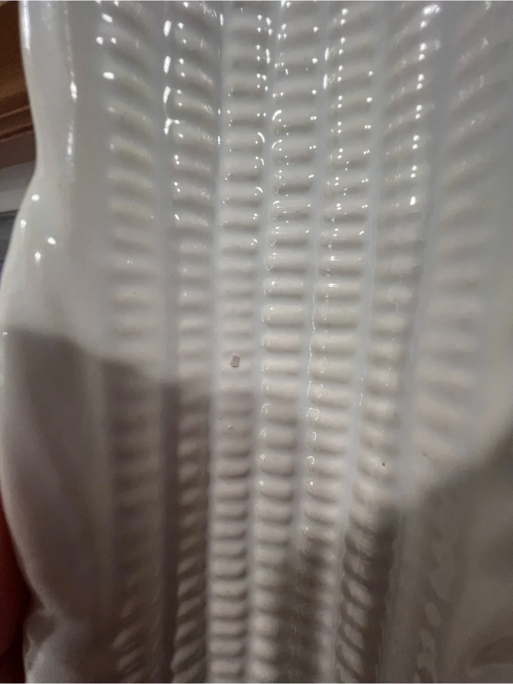 Vintage White Ceramic Corn-Shaped Serving Dishes - Set of 2